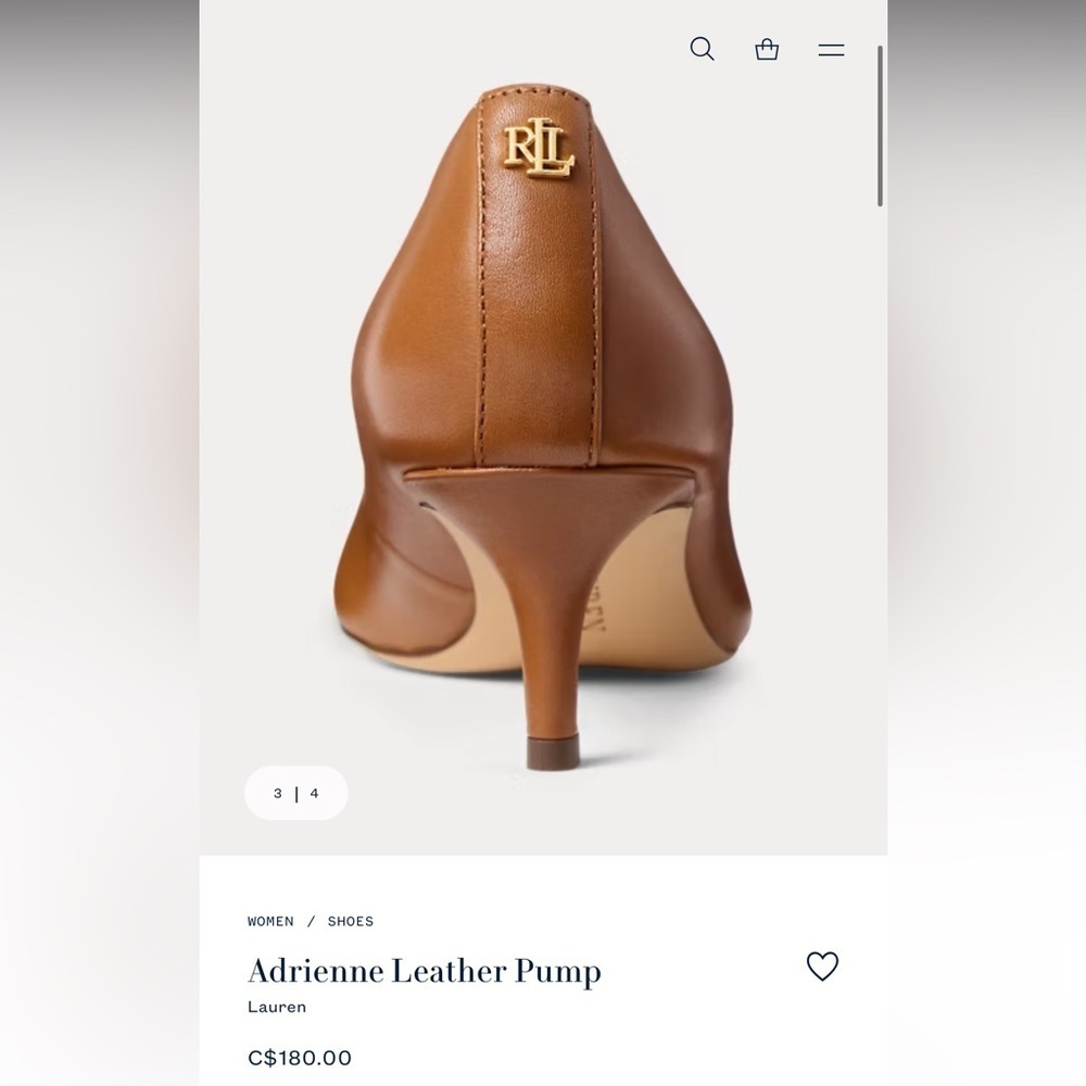 Adrienne Leather Pump
Ralph Lauren